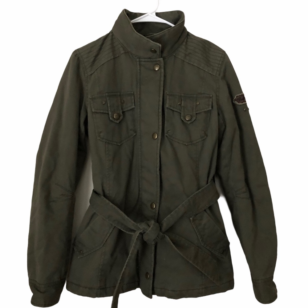 Buffalo Outerwear Army Jacket Coat Corduroy Flat Pockets  Size S